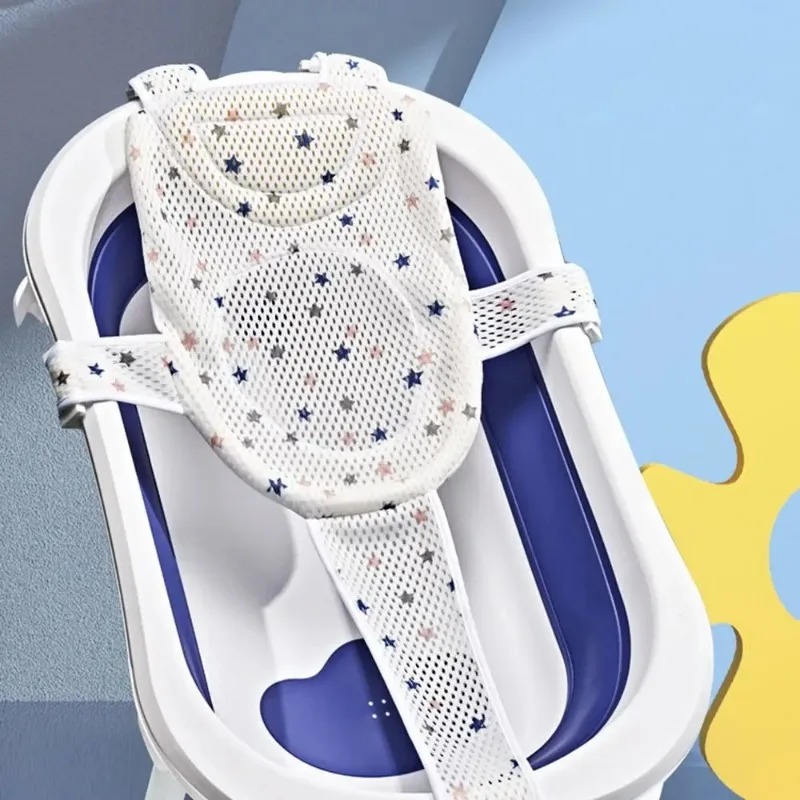 Non Slip Bath Mat - Babybadkussen, badmat voor pasgeborenen, badondersteuningsnet voor