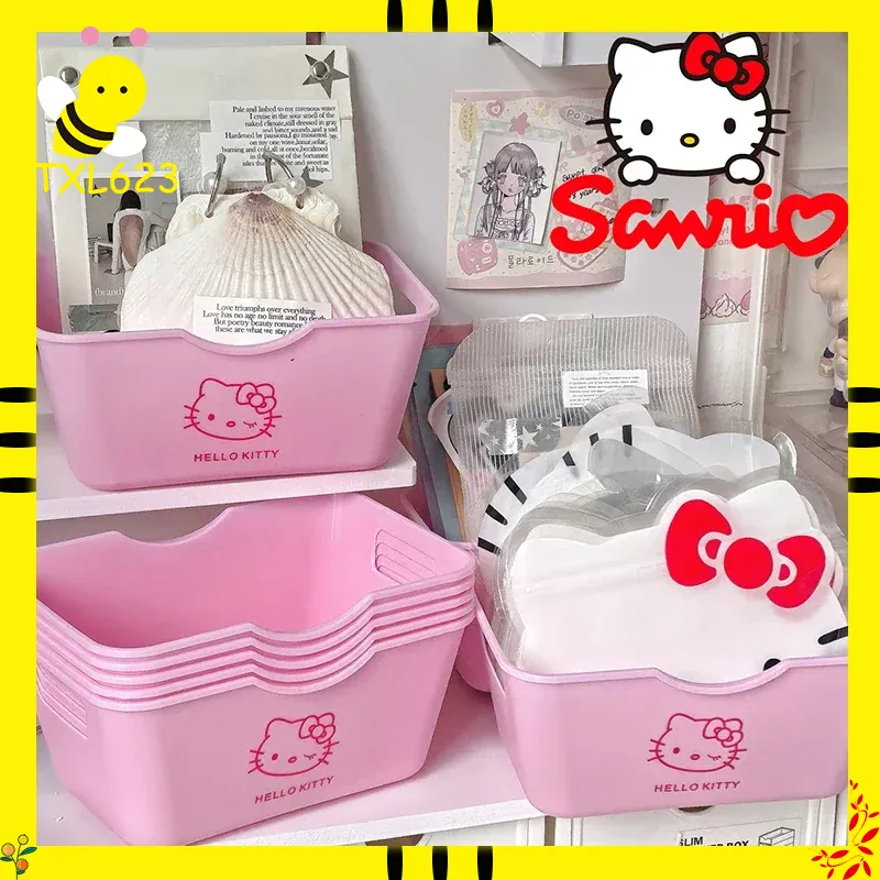 Home Goods Bathroom Accessories - Hello Kitty 2/4-delige plastic organizerset Desktop