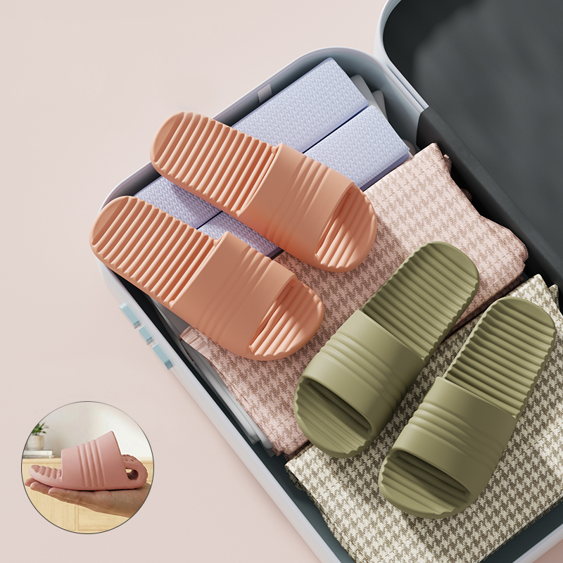 Home Outdoor Bathroom - Opvouwbare reisslippers Unisex EVA-slippers Hotel Antislip