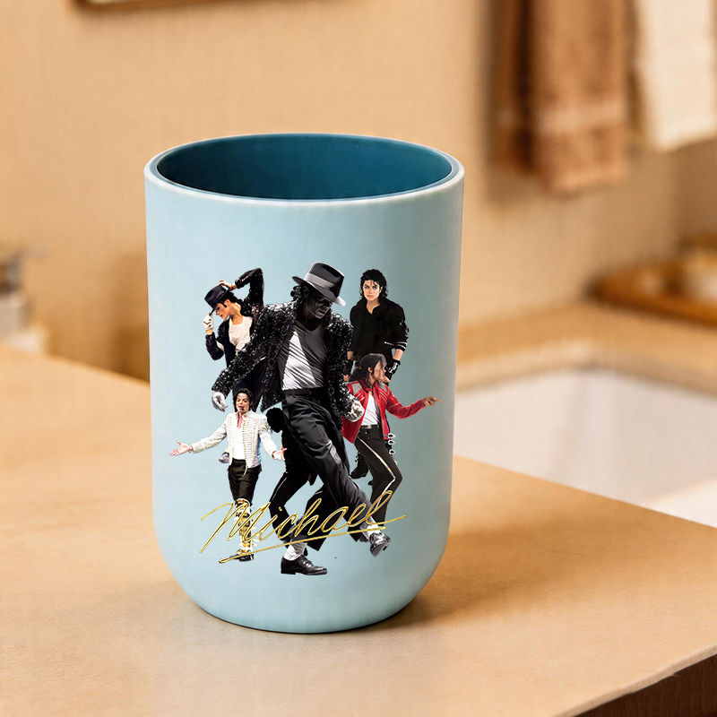 Home Goods Bathroom - Michael Jackson Tandenborstelbeker Zanger MJ Grafisch