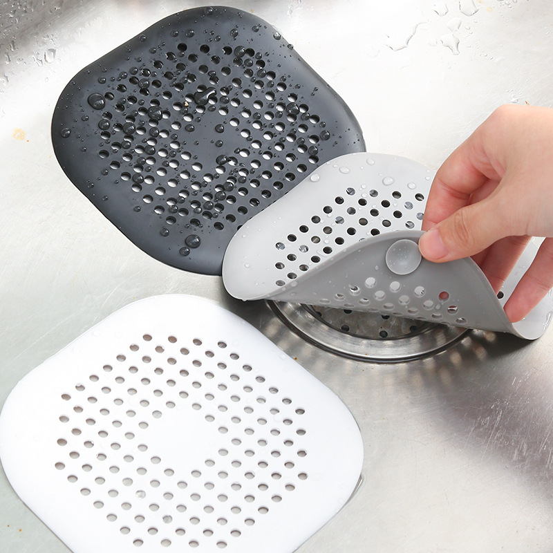 Drain Hair Catcher - Grote siliconen afvoersticker Universele vloerhaarfilter voor