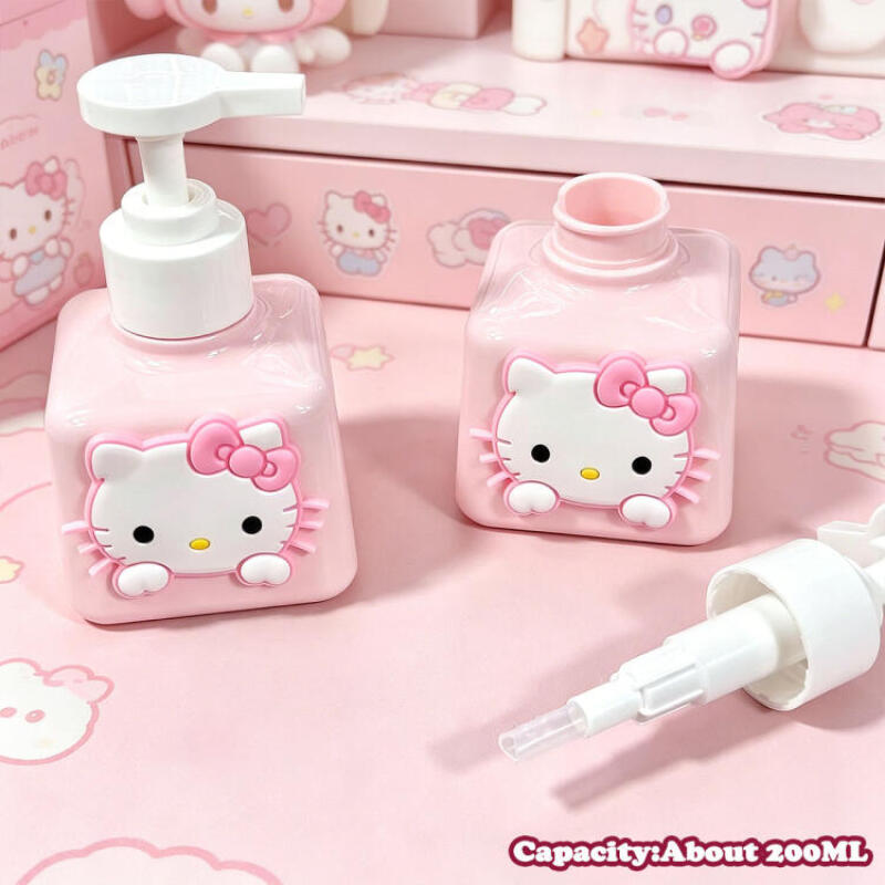 Home Goods Bathroom - Hello Kitty pompfles zeepvloeistofdispenser hervulbare vloeistofcontainer