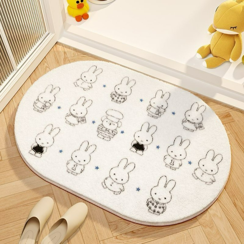 Home Goods Bathroom Accessories - Nijntje Cartoon Vloermat Zacht Imitatie Kasjmier