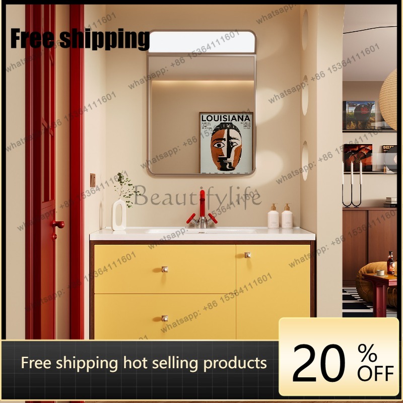 Home Bathroom Vanity Combo - LJY Gootsteen Wand Badkamerkast Gadgets Kast