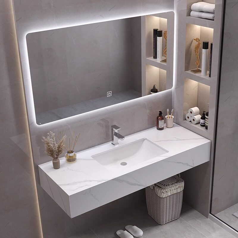 Home Bathroom Vanity Combo - Moderne display badkamerkast organisator opbergruimte spiegel