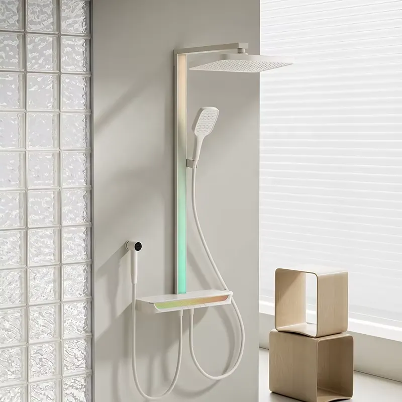 Home For Bathroom - Messing digitale watervaldoucheset, aan de muur