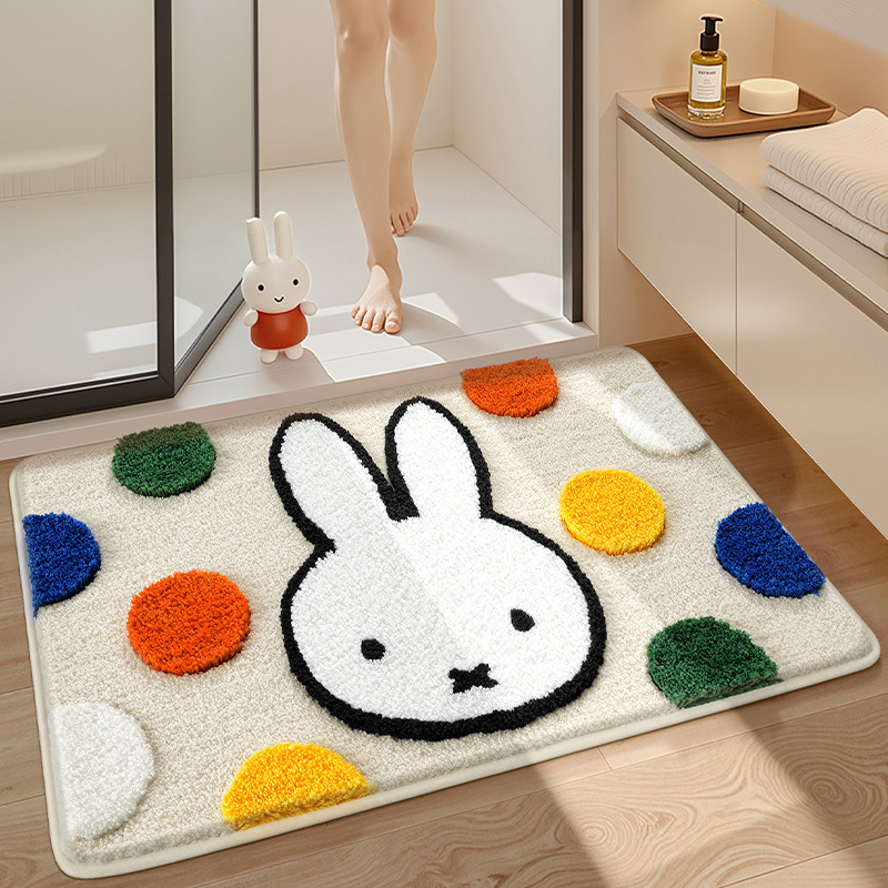 Home Goods Bathroom Accessories - Kawaii Miffy Vloermat Cartoon Miffy Badkamer