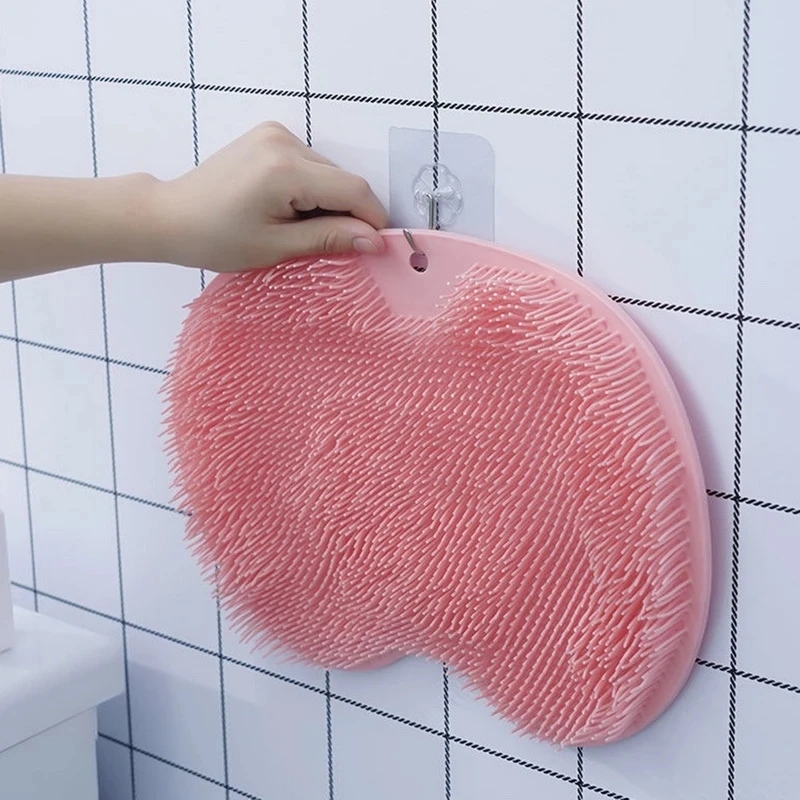 Non Slip Bath Mat - Exfoliërende douchemassage voetkussen, siliconen antislip badmat,
