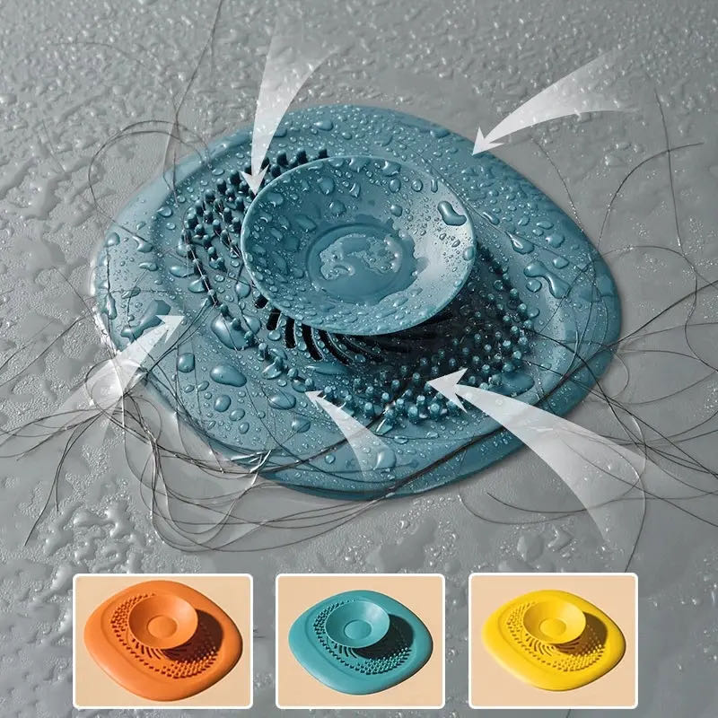 Drain Hair Catcher - Siliconen Aanrecht Plug Douche Filter Afvoer