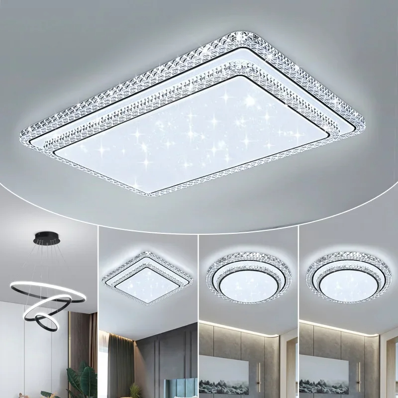 Home Bathroom Design Simple - Moderne diamantvormige LED-plafondlamp met eenvoudig ontwerp,