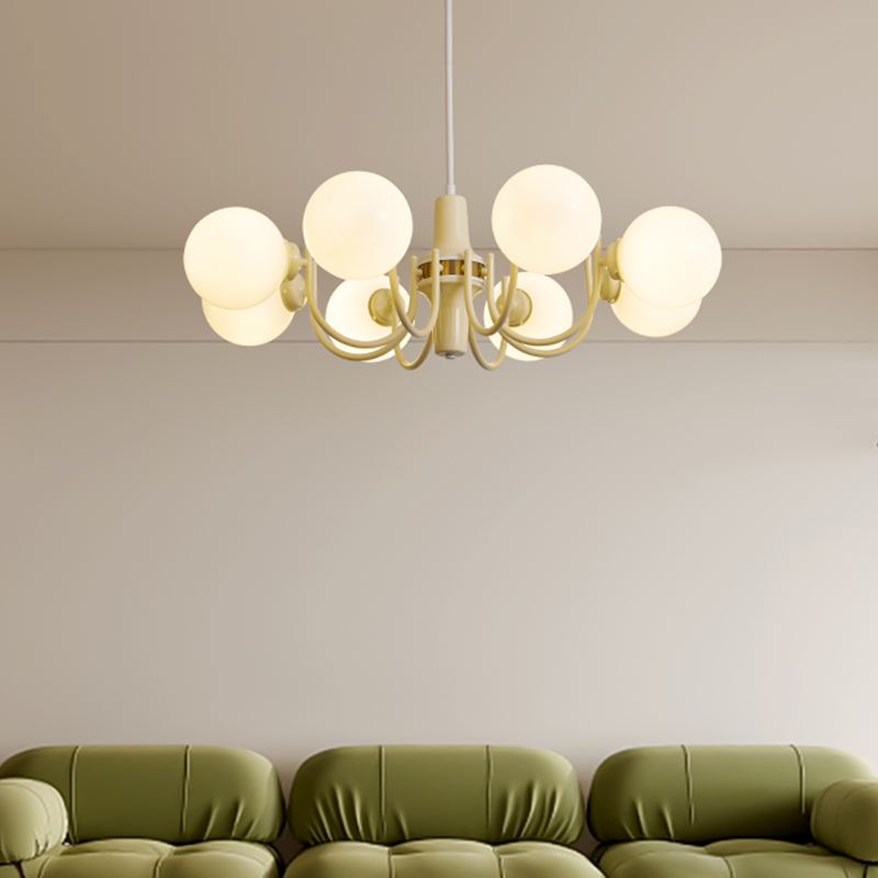 Home Bathroom Lighting Design - Moderne minimalistische LED-hanglamp Designer Art Wit