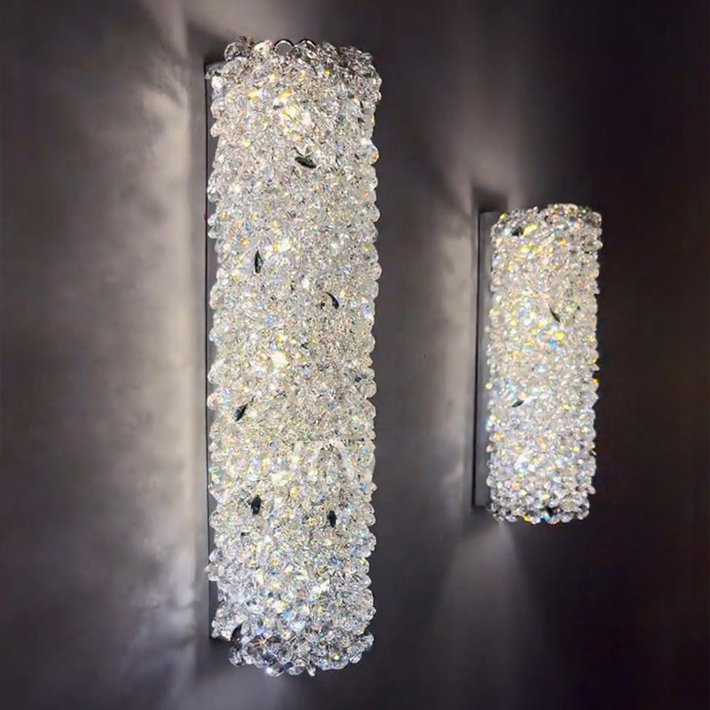 Home Bathroom Lighting Design - Modern Design Kristal Kralen Wandlamp Blaker