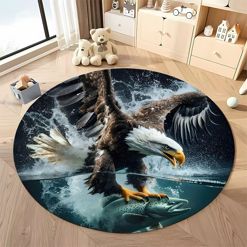 Home Bathroom Scene - Gratis verzending! Eagle Hunting Scene Rug