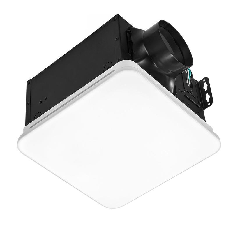 Home Bathroom Vent Fans - Badkamerventilator met LED-verlichting, 80 CFM 4000K