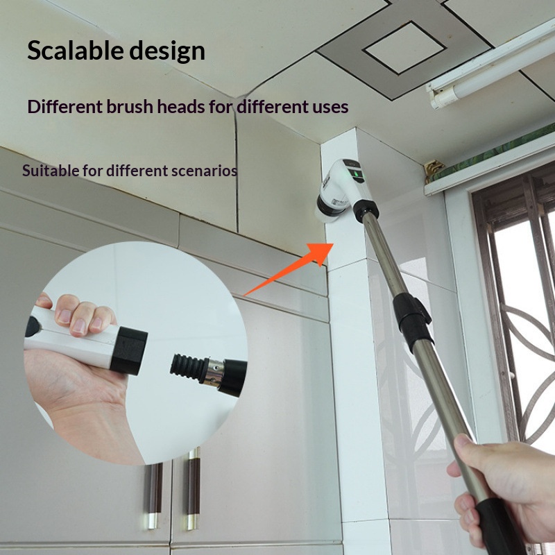Plunger Toilet - HOMEFISH Draadloze Spin Scrubber Elektrische Reinigingsborstel