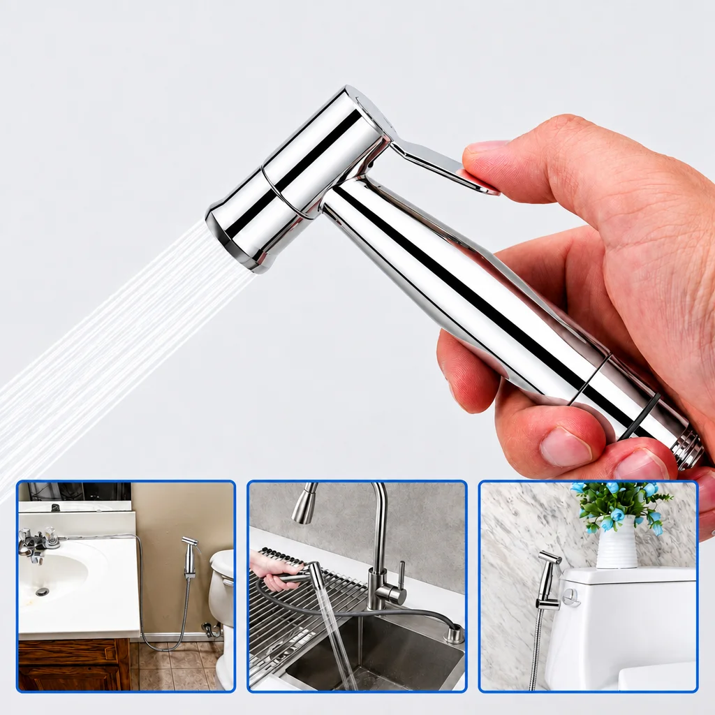 Plunger Toilet - Draagbare handdouche bidet sproeier met hogedruk