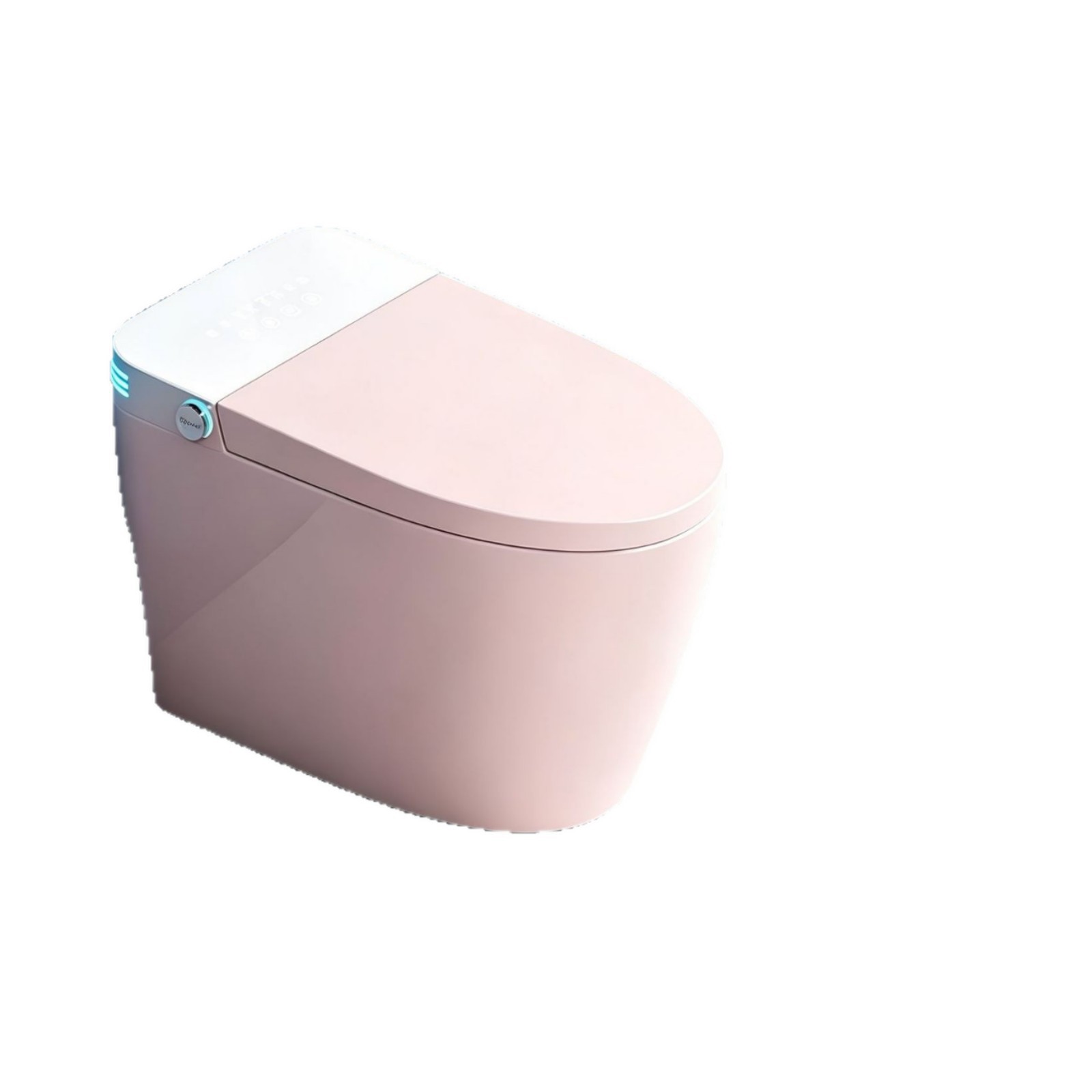 Home For Bathroom - Slim toilet, roze, alles-in-één automatisch, geen