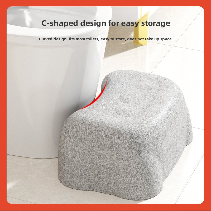 Home One Bathroom - Multifunctionele badkamerkruk voor thuis, C-vormige opvouwbare