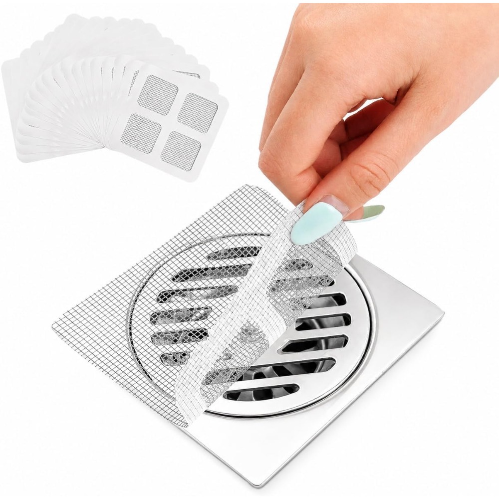Drain Hair Catcher - 50 stuks wegwerp doucheafvoer haarvangers, effectieve