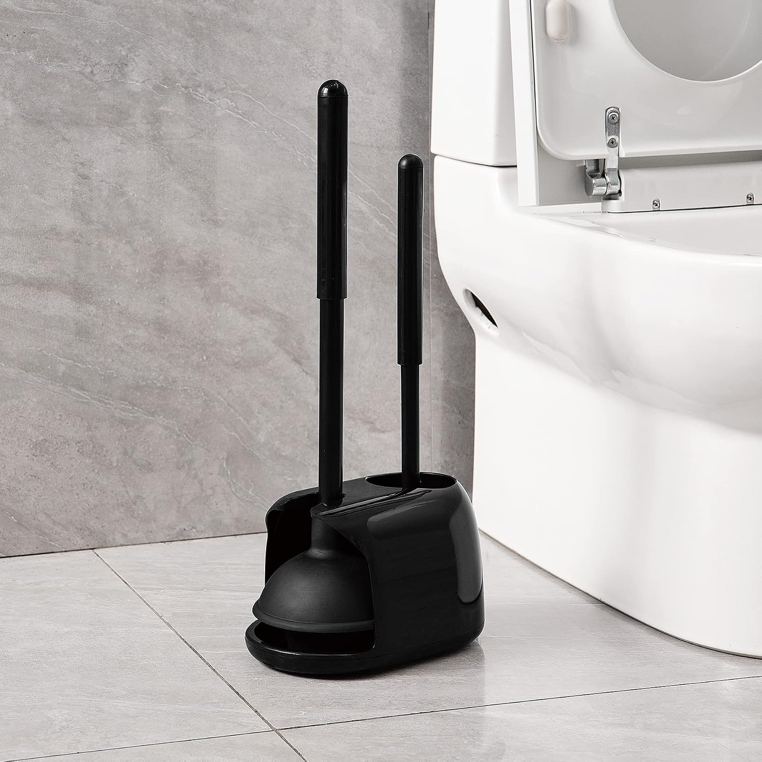 Plunger Toilet - 2-in-1 toiletborstel en zuiger set met