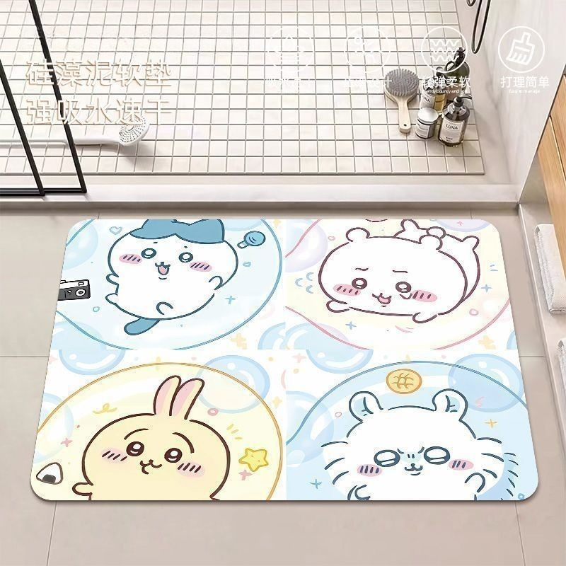Home One Bathroom - Anime Chiikawa Hachiware Usagi Diatomeeën Modder
