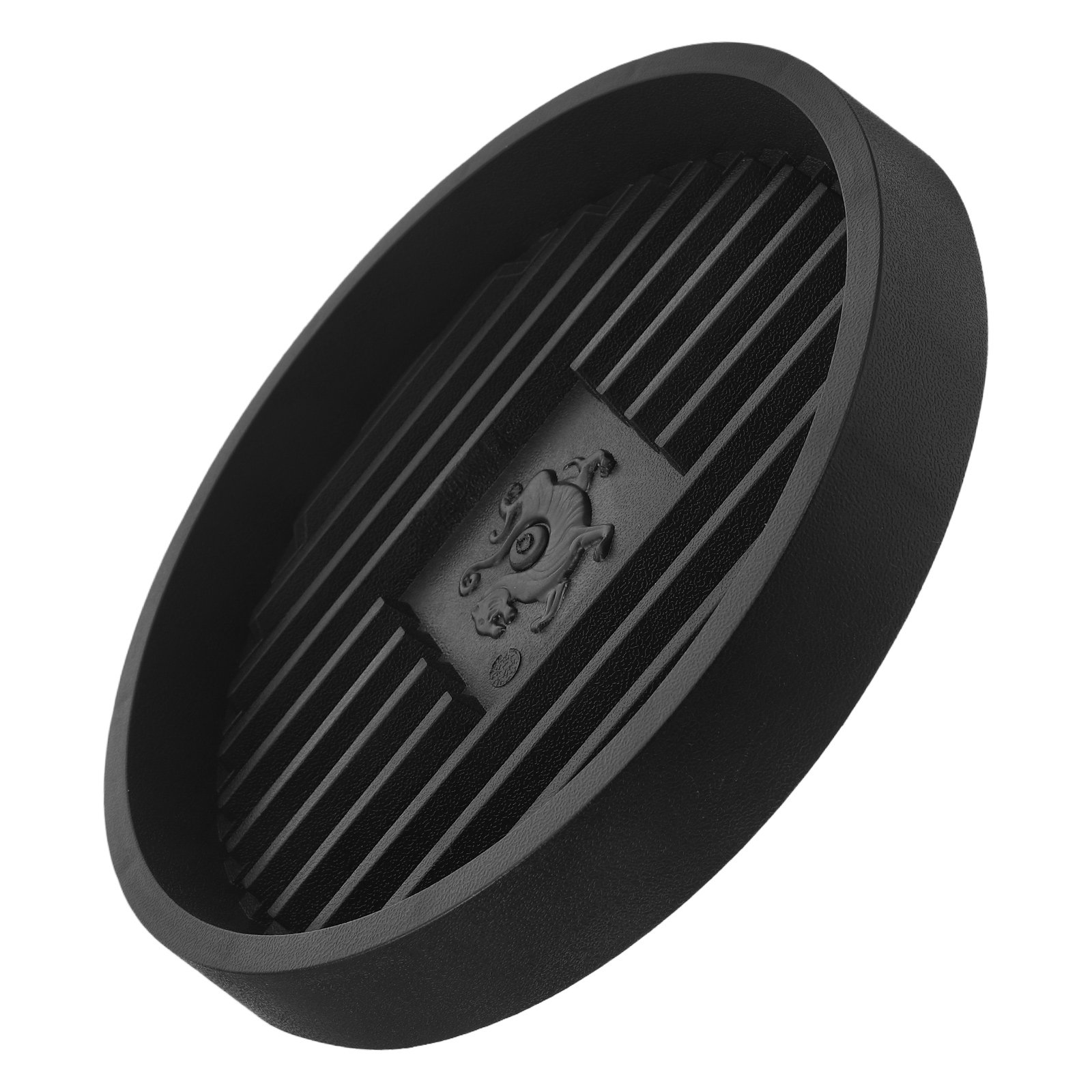 Plunger Toilet - Zwarte toiletzuigerhouder van plastic, opvangbak, droogplateau,