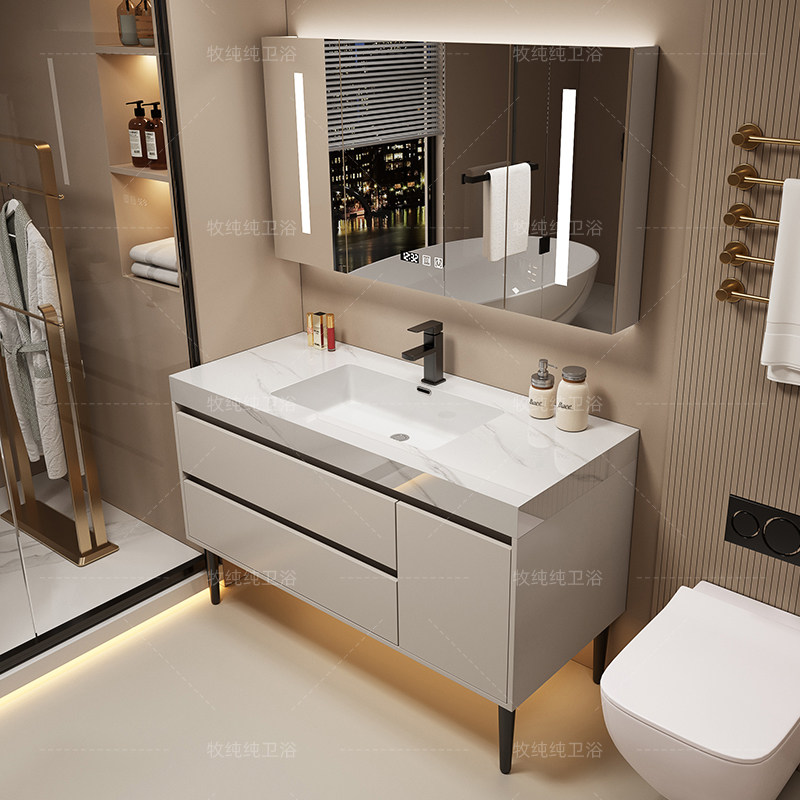 Home Bathroom Vanity Combo - Boven de spiegel Badkamerkast Partities Opbergruimte