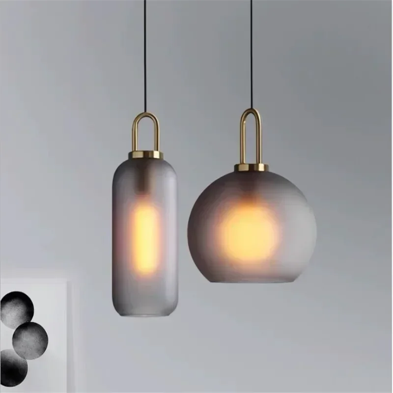 Nordic Glass Art Design zwarte - Home Bathroom Lighting Design recensie en prijs