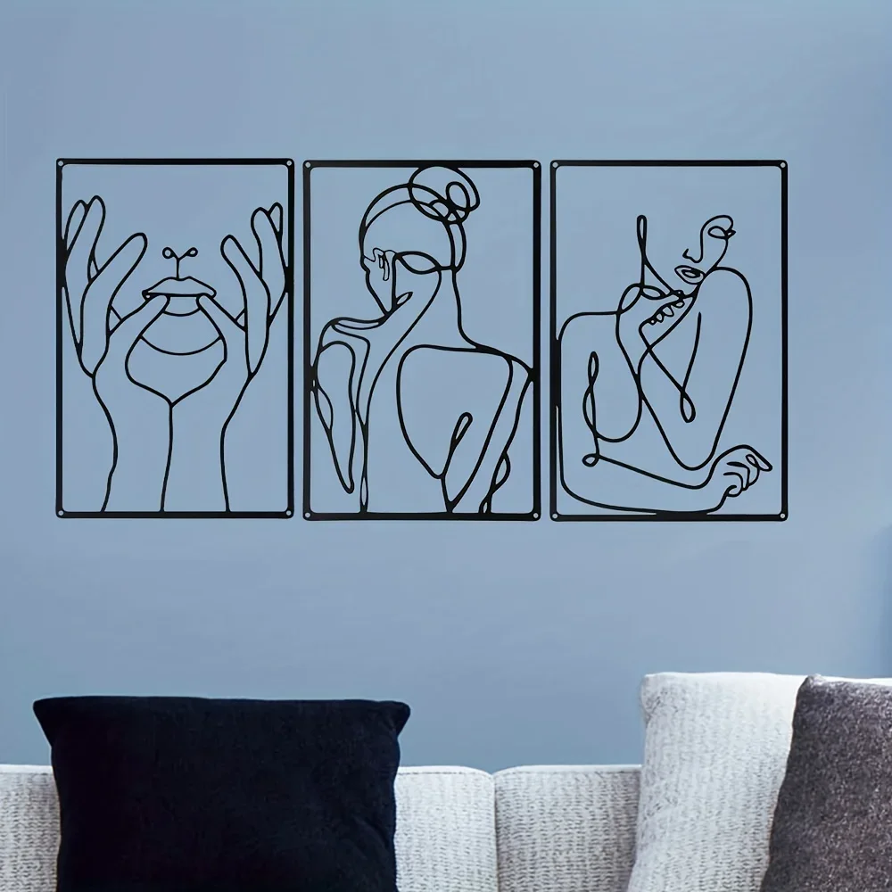 3 Stuks Prachtige Lijntekening - Home Goods Bathroom recensie en prijs