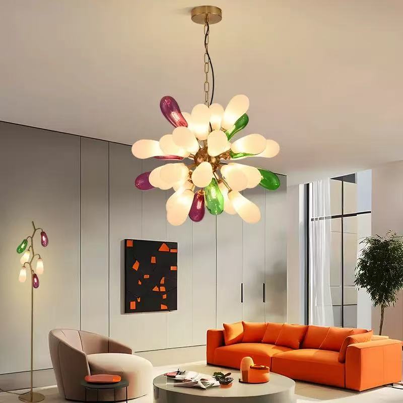 Moderne aubergine design gekle - Home Bathroom Lighting Design recensie en prijs
