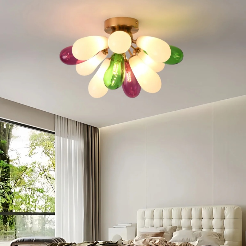 Moderne aubergine design gekle - Home Bathroom Lighting Design recensie en prijs