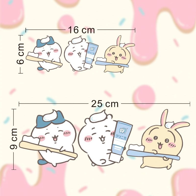 Hot Chiikawa spiegelstickers s - Home One Bathroom recensie en prijs