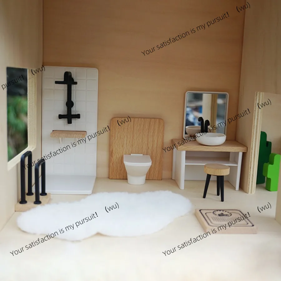 Badkamerscènemodel, gesimuleer - Home Bathroom Scene recensie en prijs