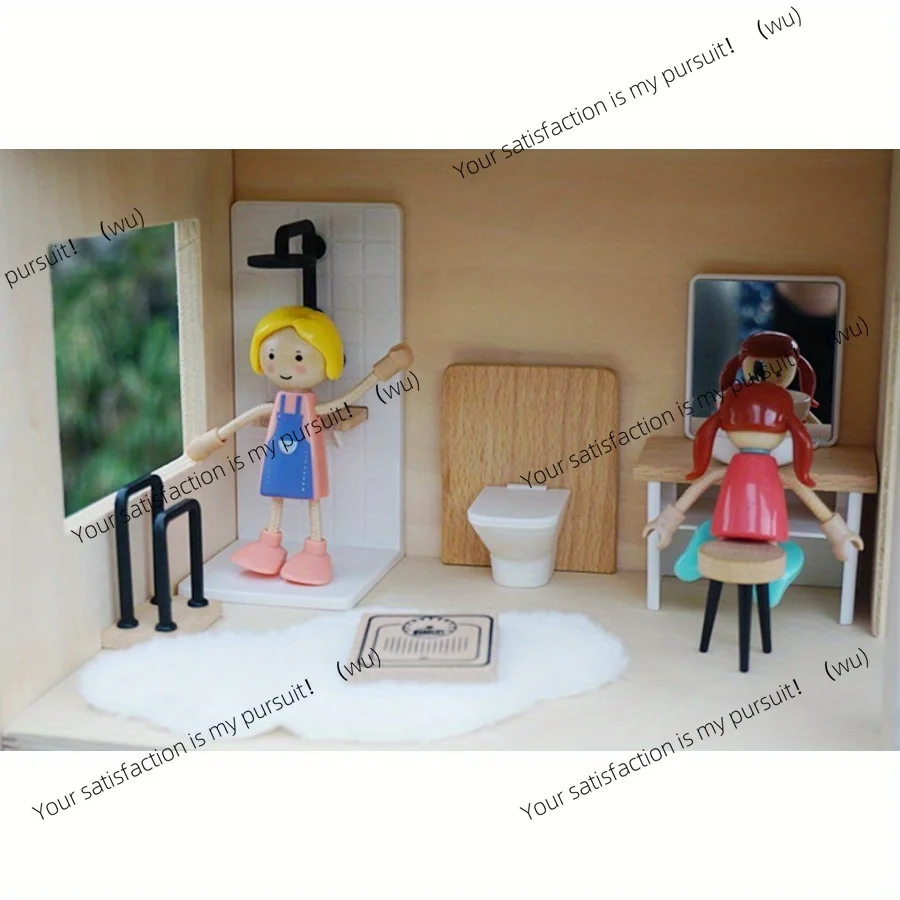 Badkamerscènemodel, gesimuleer - Home Bathroom Scene recensie en prijs