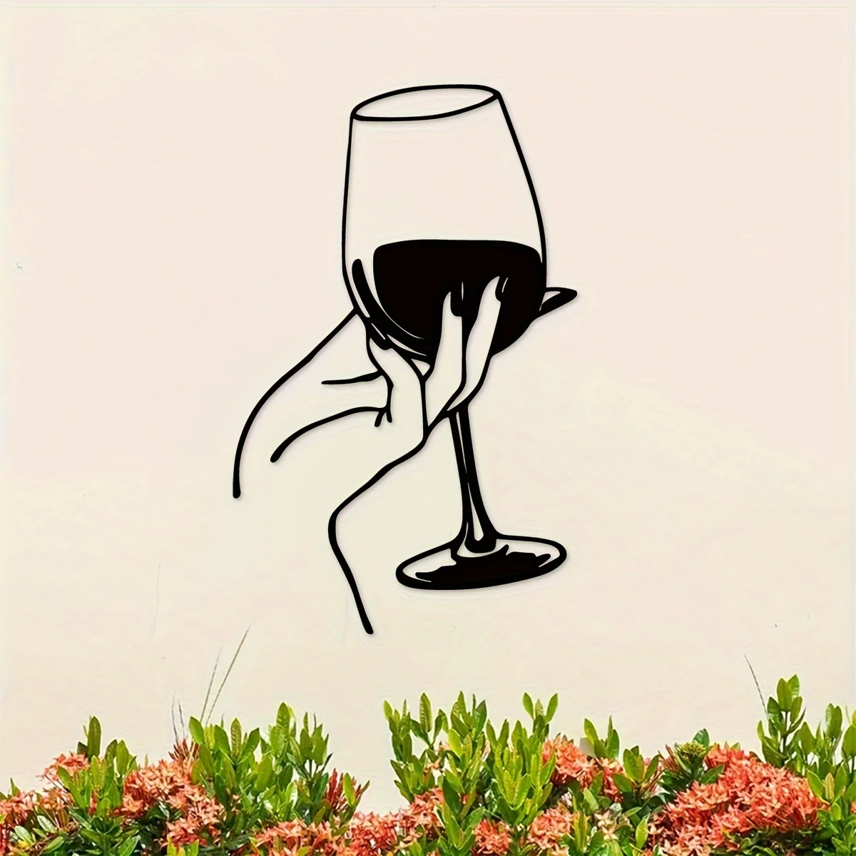 Wine Lover Lady Hand metalen w - Home Goods Bathroom recensie en prijs