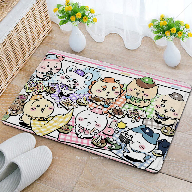 Anime Chiikawas Flanel Tapijte - Home Goods Bathroom recensie en prijs