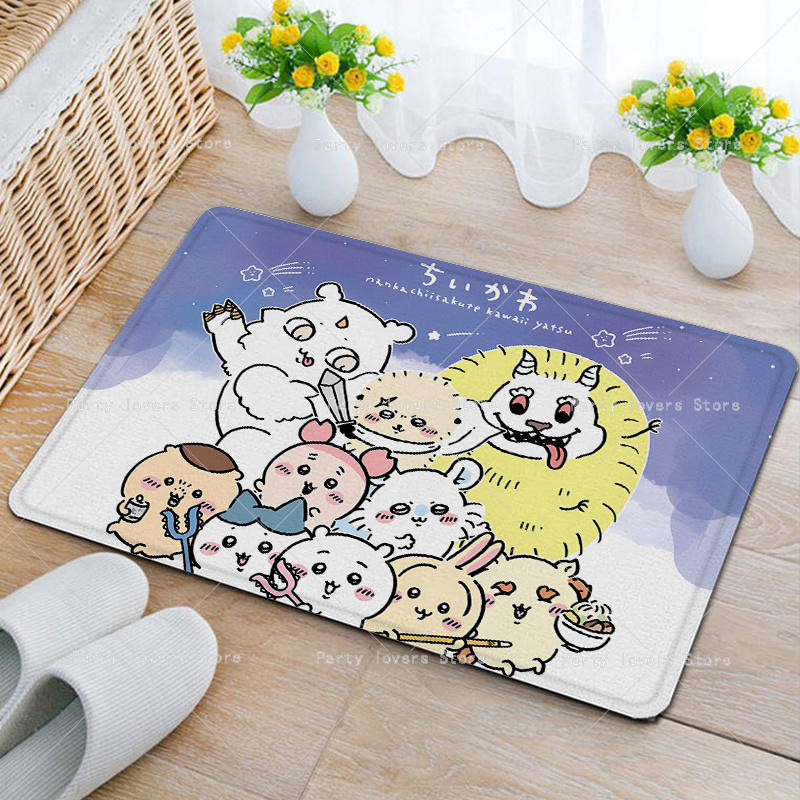 Anime Chiikawas Flanel Tapijte - Home Goods Bathroom recensie en prijs