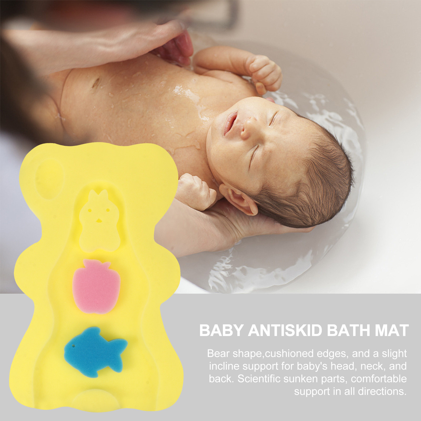 Babybadspons Badkussen voor ba - Non Slip Bath Mat recensie en prijs