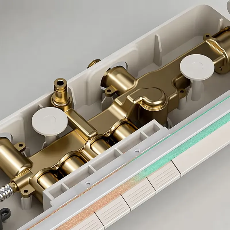 Messing digitale watervaldouch - Home For Bathroom recensie en prijs