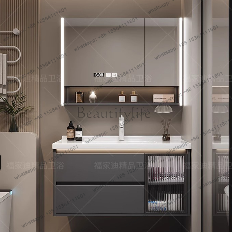 X4 Moderne luxe badkamerkast O - Home Bathroom Vanity Combo recensie en prijs