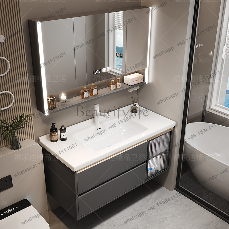 X4 Moderne luxe badkamerkast O - Home Bathroom Vanity Combo recensie en prijs