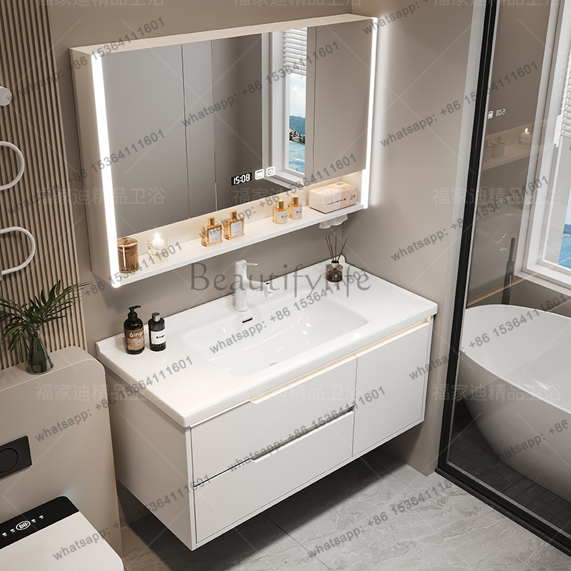 X4 Moderne luxe badkamerkast O - Home Bathroom Vanity Combo recensie en prijs