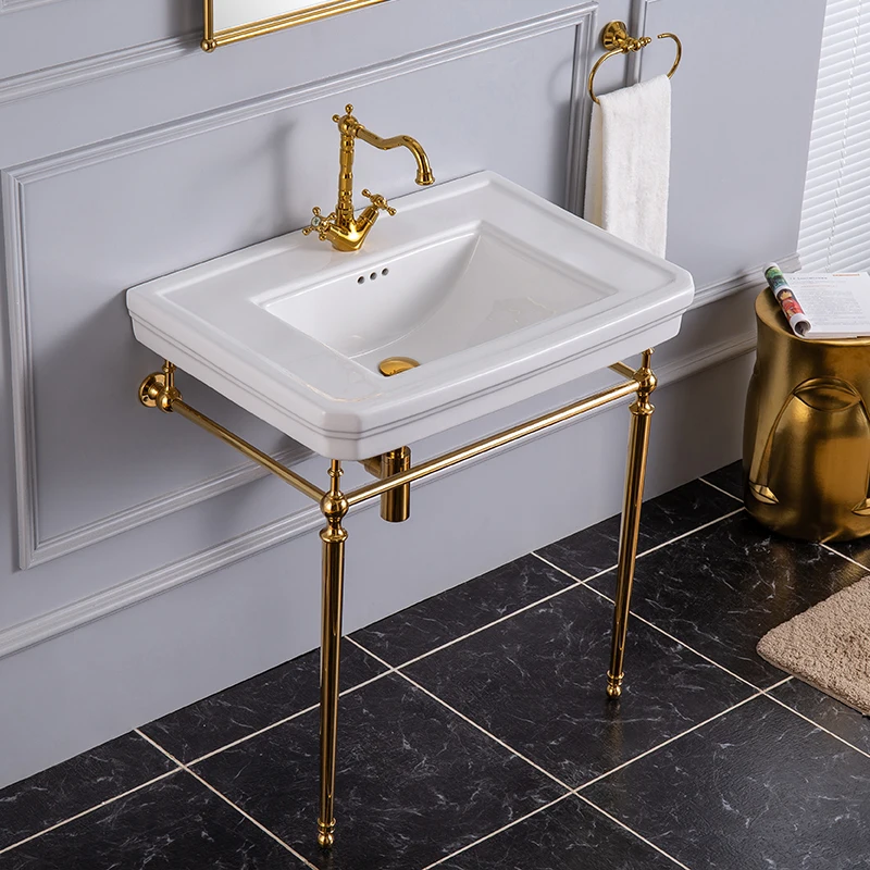 Drie-gats beugelwastafel van v - Home Bathroom Design Simple recensie en prijs