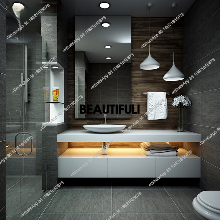 moderne luxe op maat gemaakte  - Home Bathroom Vanity Combo recensie en prijs