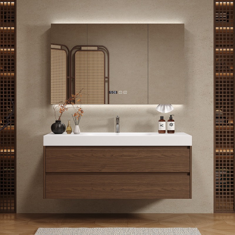 Houten scheidingswanden Badkam - Home Bathroom Vanity Combo recensie en prijs