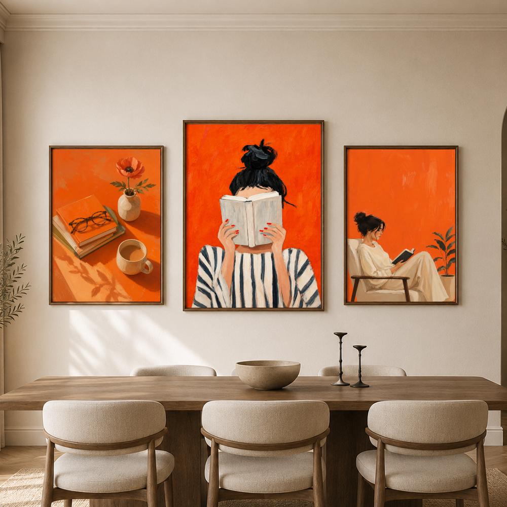 Oranje Sfeervolle Vrouwen Leze - Home Bathroom Scene recensie en prijs