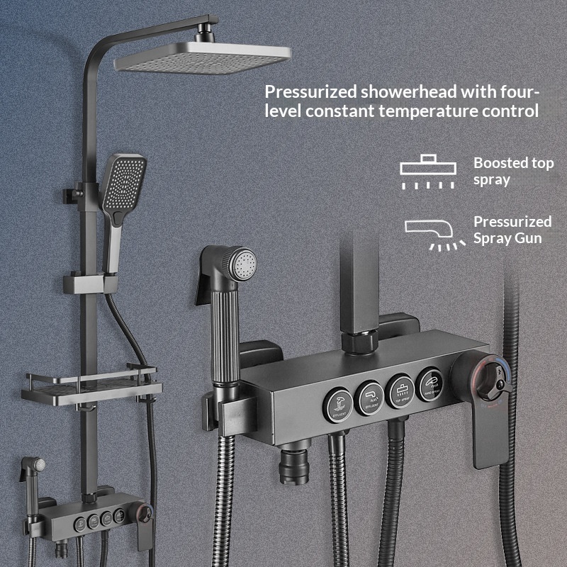 Doucheset van roestvrij staal, - Home For Bathroom recensie en prijs