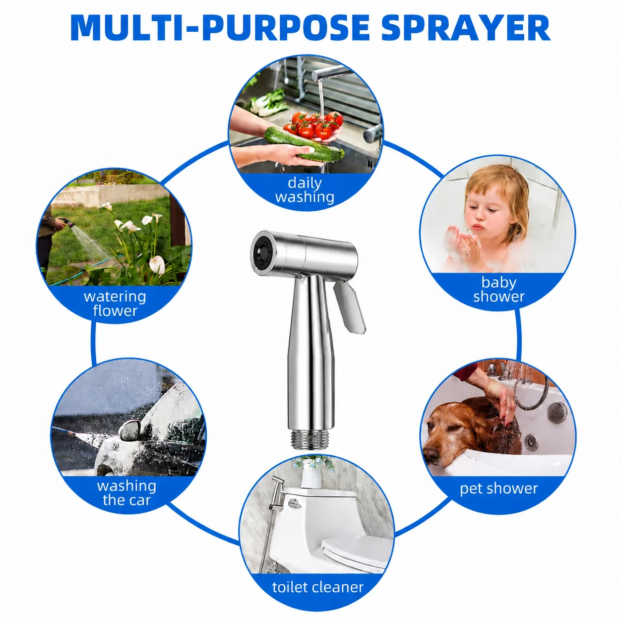 Draagbare handdouche bidet spr - Plunger Toilet recensie en prijs