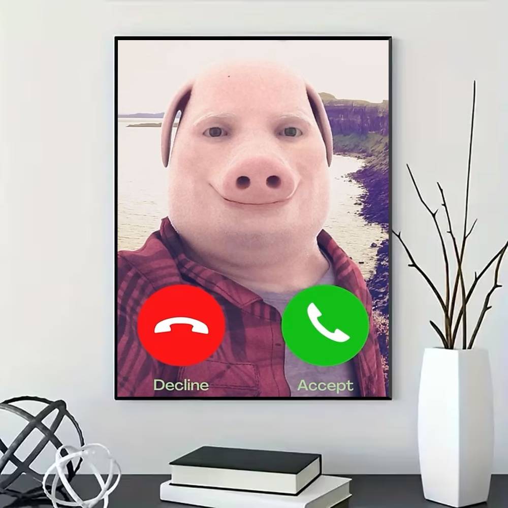 John Pork is Calling Poster vo - Home Bathroom Called recensie en prijs