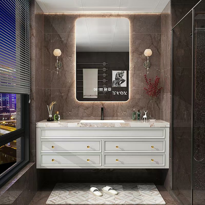 Rustieke Retro Badkamerkast Lu - Home Bathroom Vanity Combo recensie en prijs